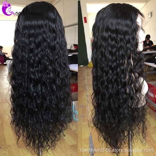 32 Inch Water Wave Wigs Lace Front Real Brazilian Human Hair Wigs Pre Plucke 26 Inch 360 Waterwave Wig With Baby Hair Colours